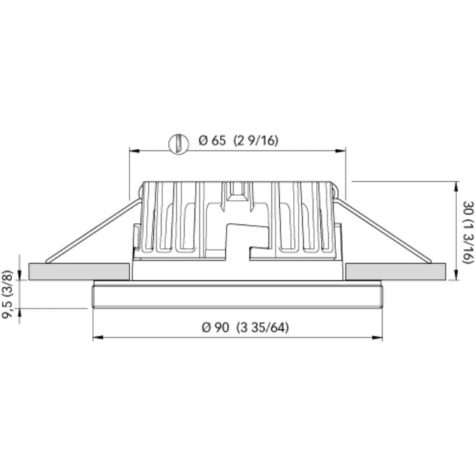Quick Marine - Apollo XP HP LED Downlight (Daylight, 6W, 10/30V) (FASP5342X11CA00)