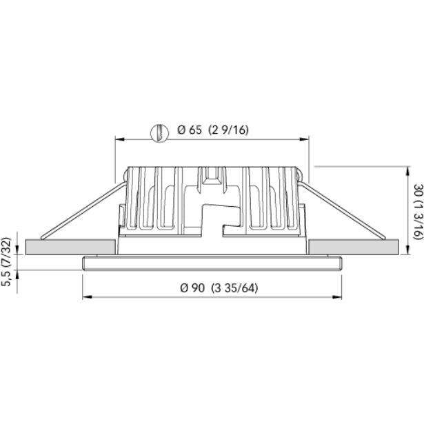 Quick Marine - Apollo XP LP LED Downlight (Daylight, 6W, 10/30V) (FASP5032X11CA00)