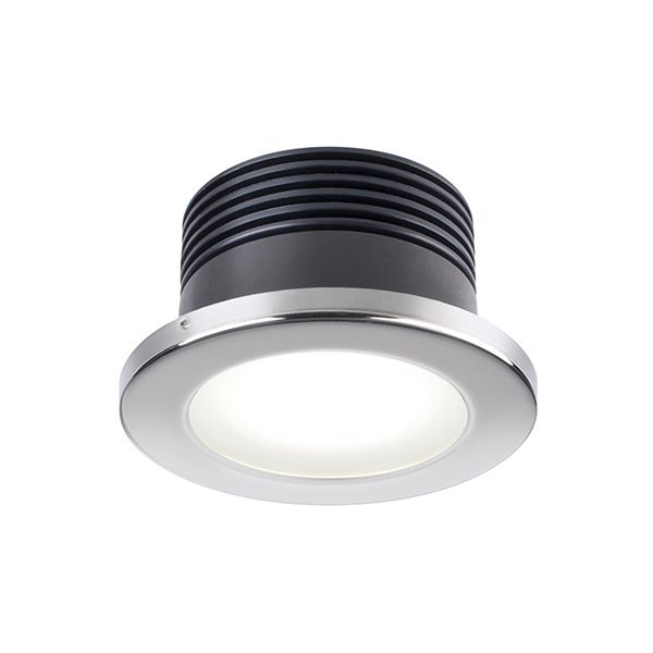 Quick Marine - Chiara DL85 LED Downlight (Warm White/Red, 10/30V, 6W, Stainless Steel) (FASP2872X16CE00)