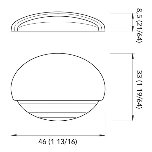 Quick Marine - Eyelid LED Courtesy Light - 10/30V, IP65