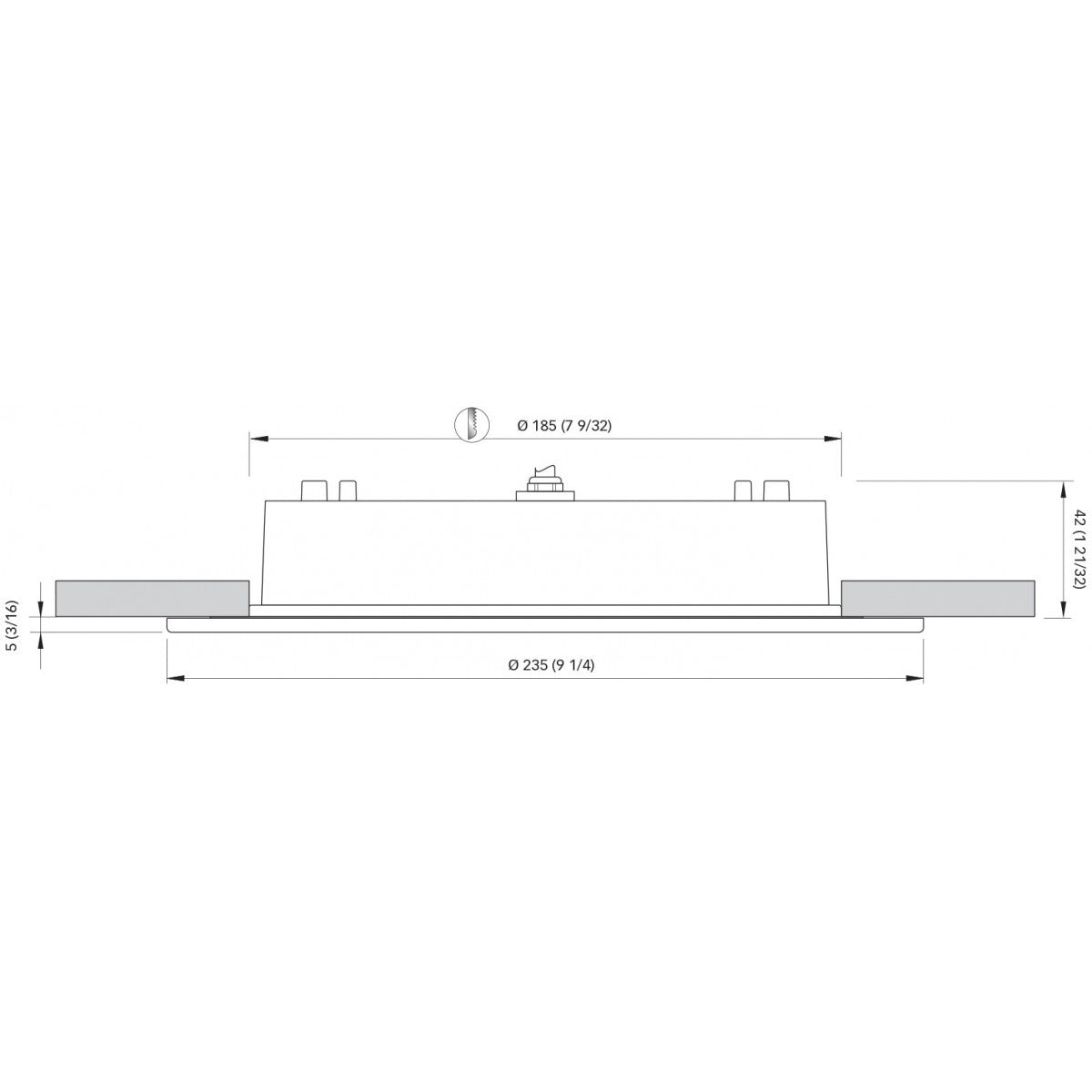 Quick Marine - Kleos 235 LED Downlight (Daylight, 15W, 20/30V, White 9010) (FASP5472B11BA00)