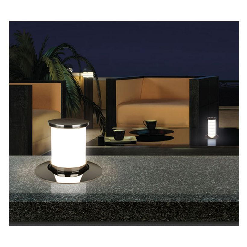 Quick Marine - Secret Light L 6W LED Retractable Lamp (RGBW QNN, 12V, Stainless Steel) (FASP6644X18AA00)