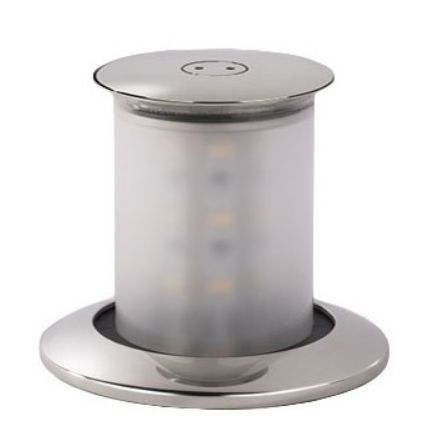 Quick Marine - Secret Light L 6W LED Retractable Lamp (RGBW QNN, 12V, Stainless Steel) (FASP6644X18AA00)