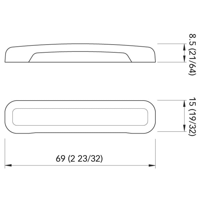 Quick Marine - TAB CPR1 LED Courtesy Light - 10/30V, 1W, IP66