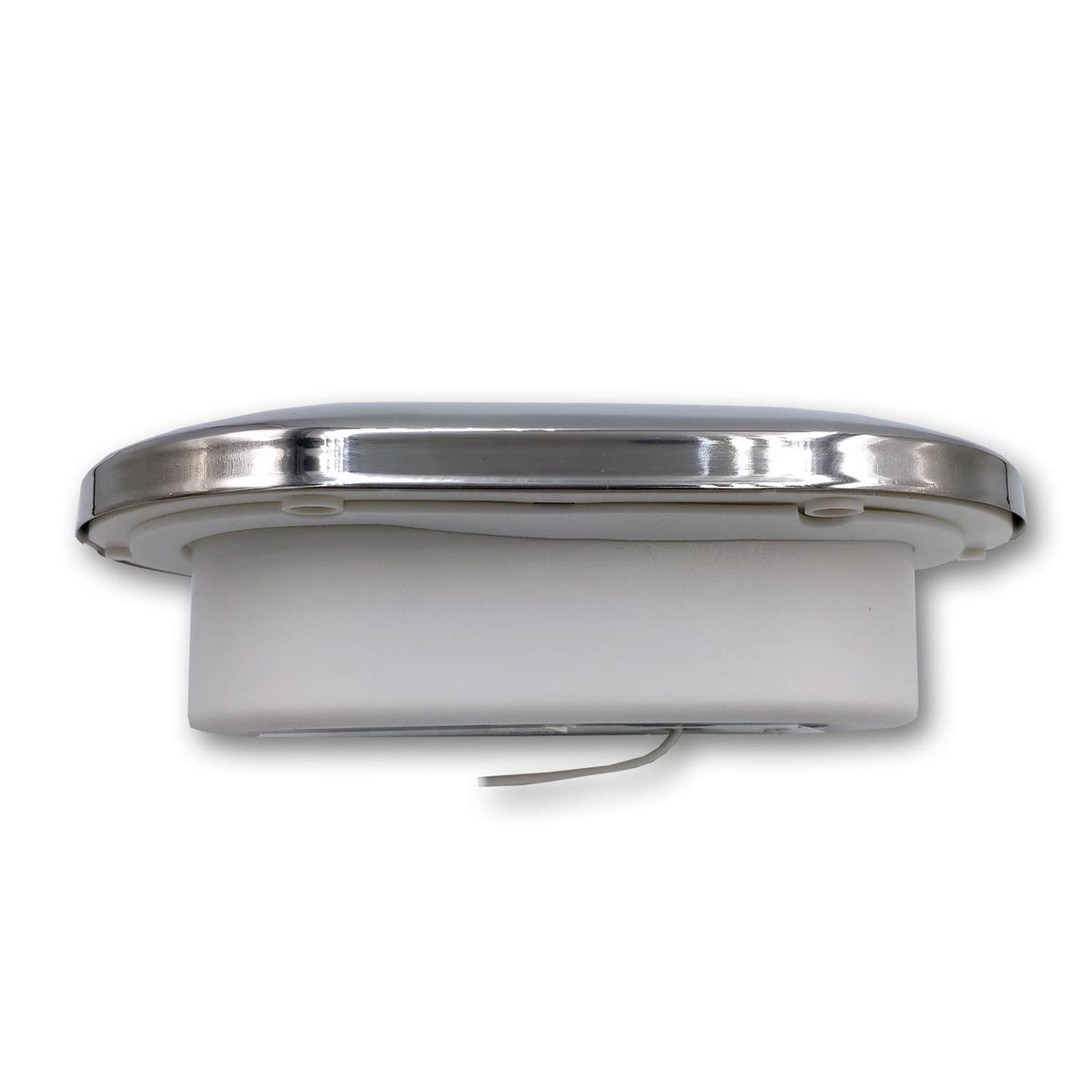 Mega LED - Lesvos LED Courtesy Light - For G4 LED Bulb, Mirror Polished Stainless Steel Bezel, PC Lens
