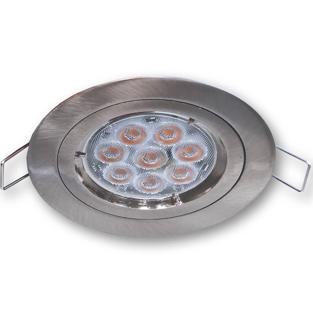Mega LED - Syros Downlight Fixture - Aluminum Alloy, For MR16 or GU10 Bulbs