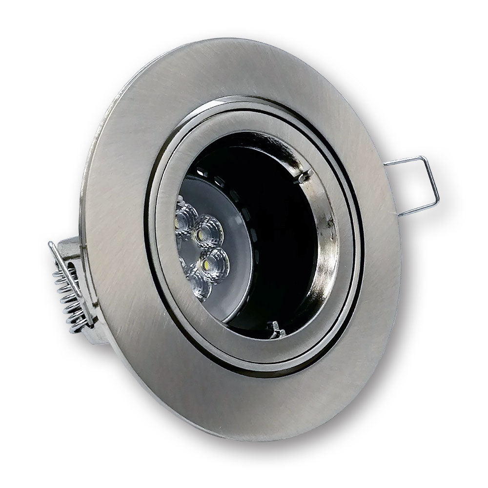 Mega LED - Poros Downlight Fixture - Aluminum Alloy, For MR16 or GU10 Bulbs