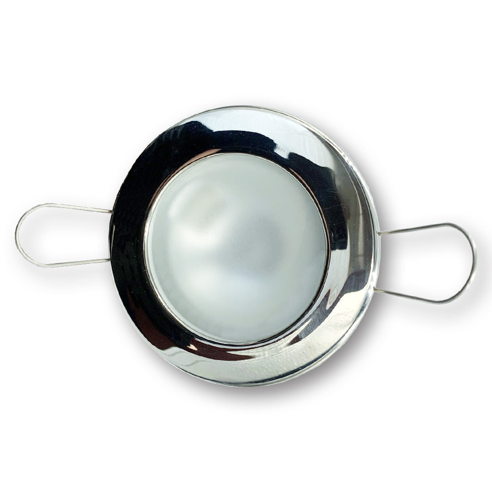 Mega LED - Lakka Downlight Fixture - Frosted Glass, For G4 Bulbs