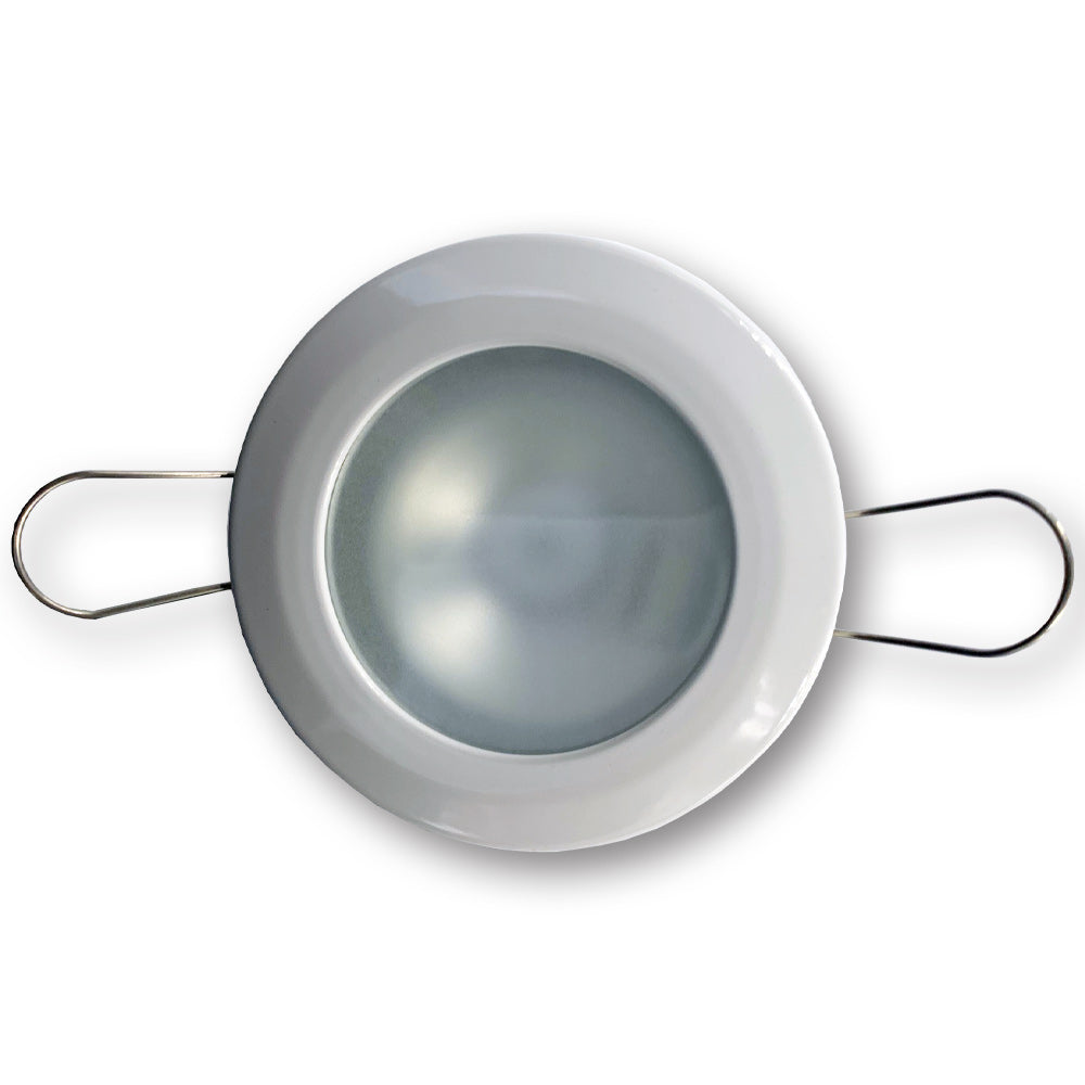 Mega LED - Lakka Downlight Fixture - Frosted Glass, For G4 Bulbs