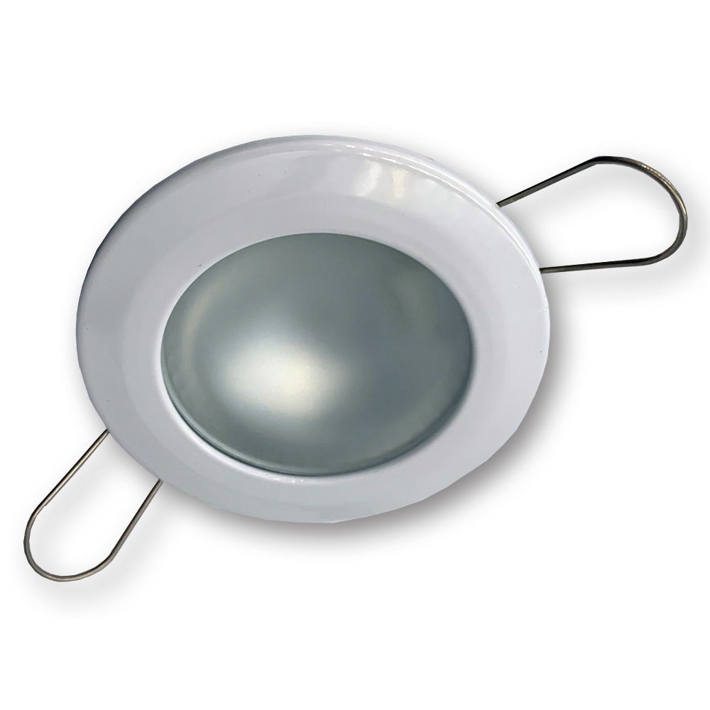 Mega LED - Lakka Downlight Fixture - Frosted Glass, For G4 Bulbs