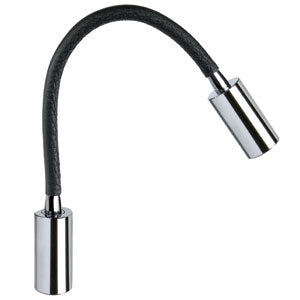 Quick Marine - Audrey Wall NS LED Reading Light (Daylight, 10/30V, Chocolate, Chromed) (FASP2281NVCDA00)