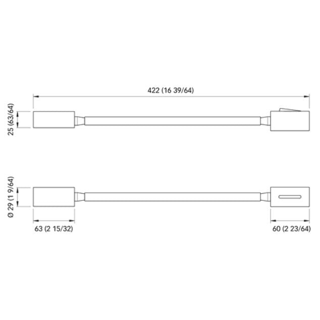 Quick Marine - Audrey Wall NS LED Reading Light (Daylight, 10/30V, Chocolate, Chromed) (FASP2281NVCDA00)