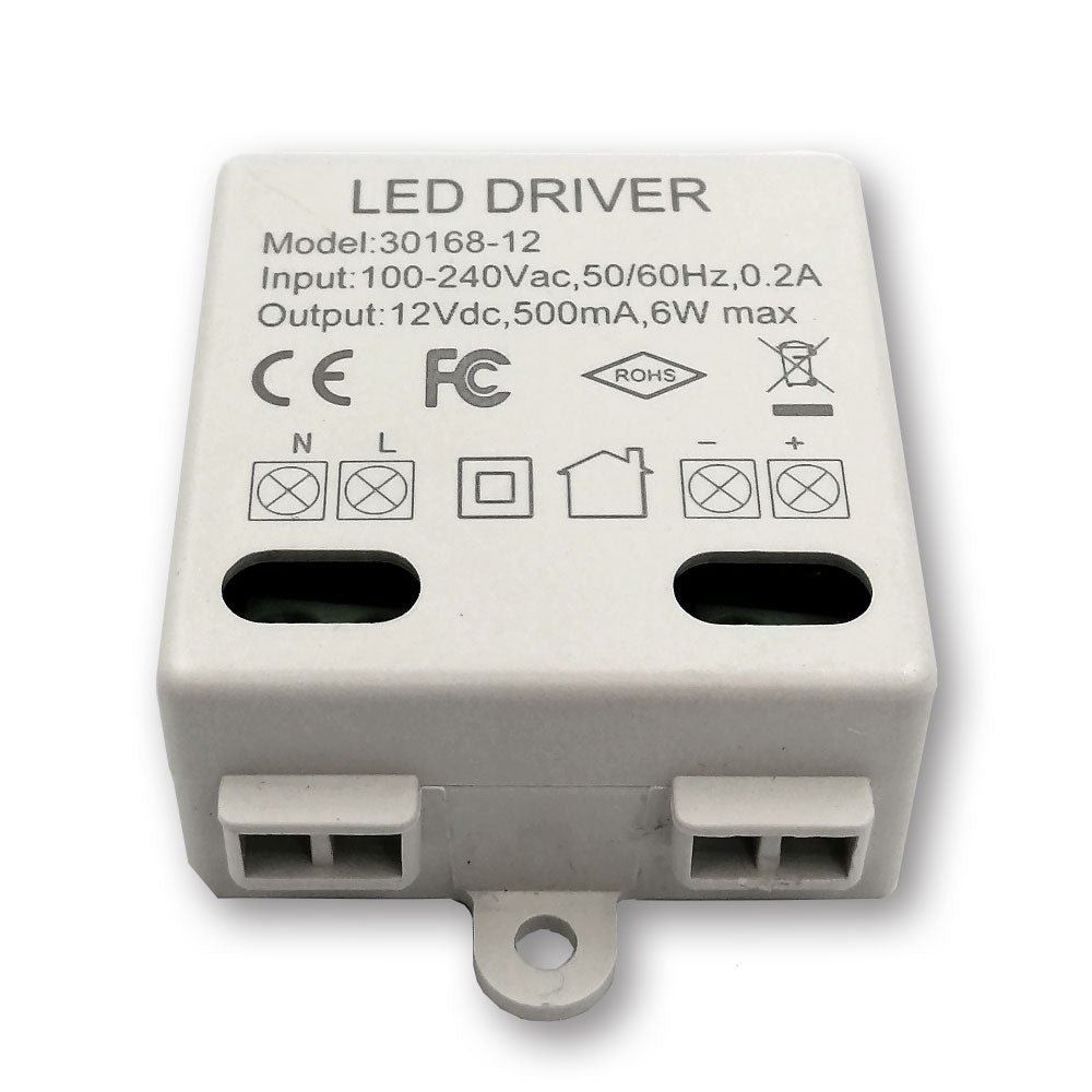 Mega LED - Driver Power Supply - 100-240V AC, 24V DC, 0.25A, 6W (30168-24)