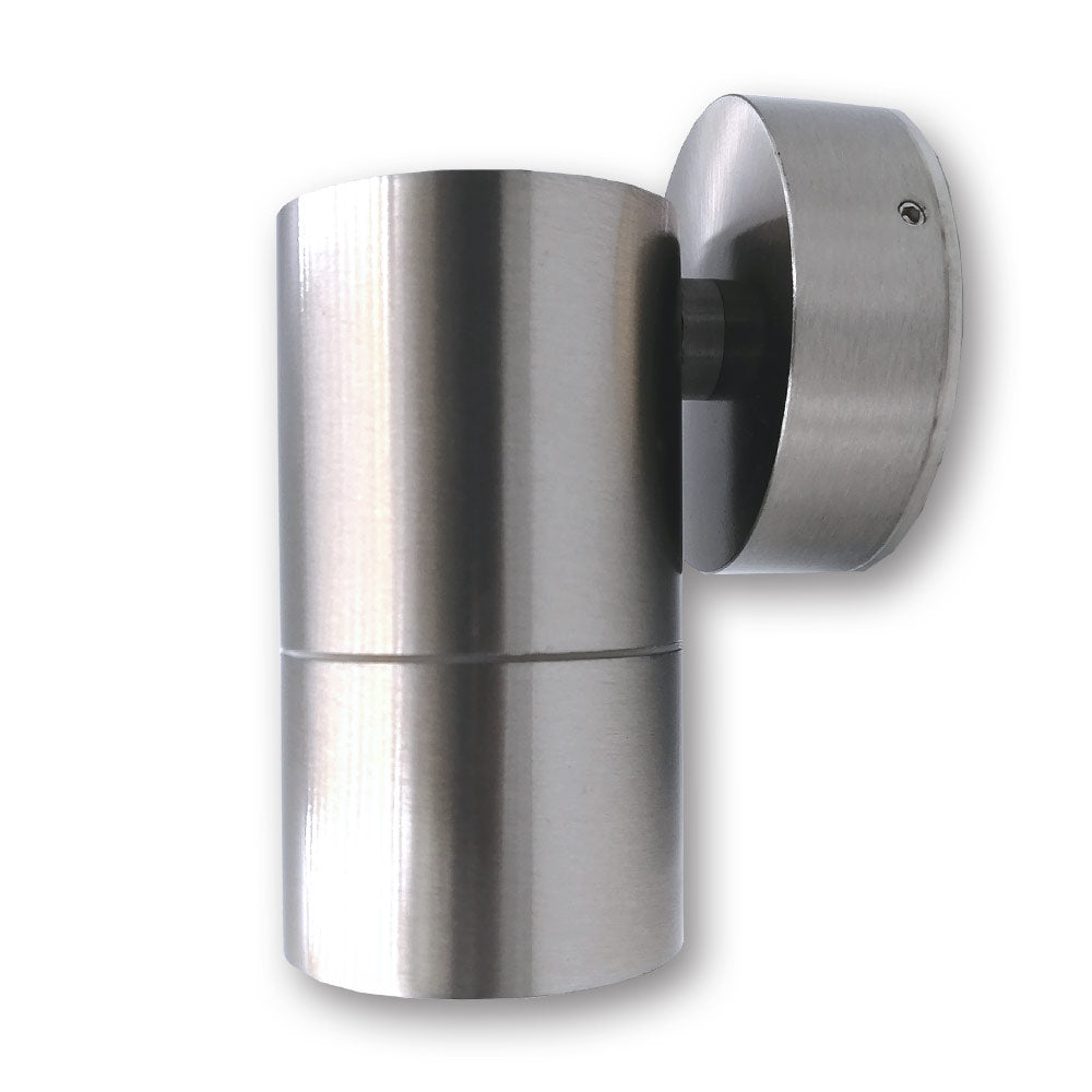 Mega LED - Catania Outdoor Wall Light - For MR16 or GU10 LED Bulbs, Stainless Steel Housing