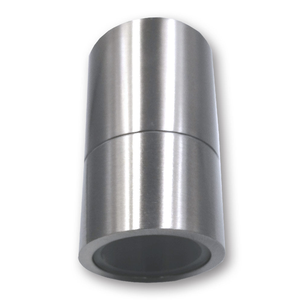 Mega LED - Catania Outdoor Wall Light - For MR16 or GU10 LED Bulbs, Stainless Steel Housing