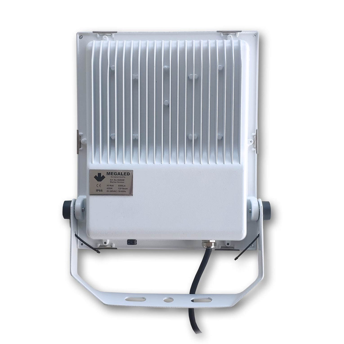 Mega LED - LED Flood Light - 50W, 6500 Lumens, Marine C5M Anti-Corrosion Coating, 85-300V AC (30284M)