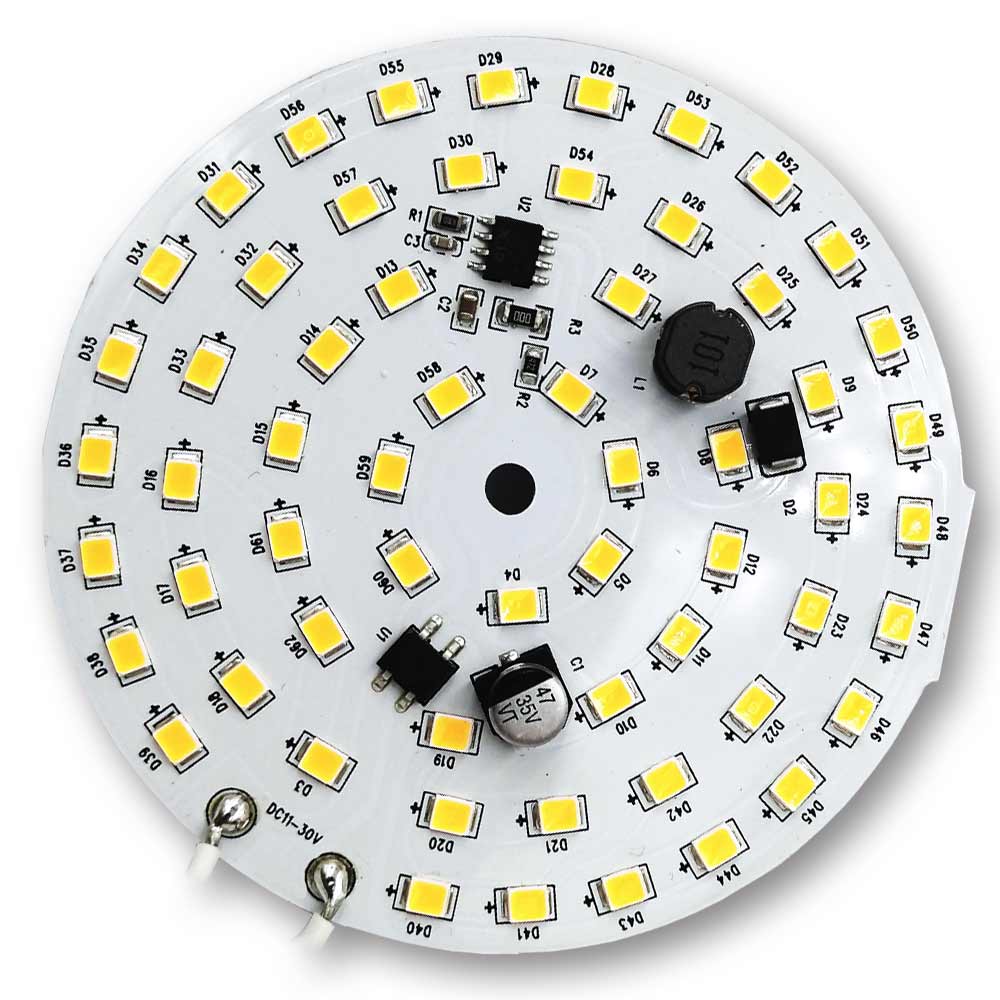 Mega LED - LED Replacement Bulb - Cables Type, 6.8 Watt, 900 Lumens, 10-30V DC, Warm White (30007)