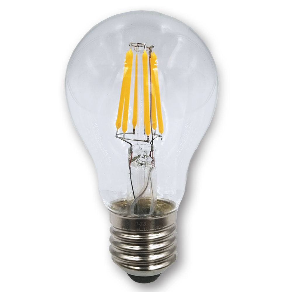 Mega LED - LED Replacement Bulb - E26/E27 Type, 6.0 Watt, 640 Lumens, 220V AC, Beam Angle 360°, 3000K (30327-220)