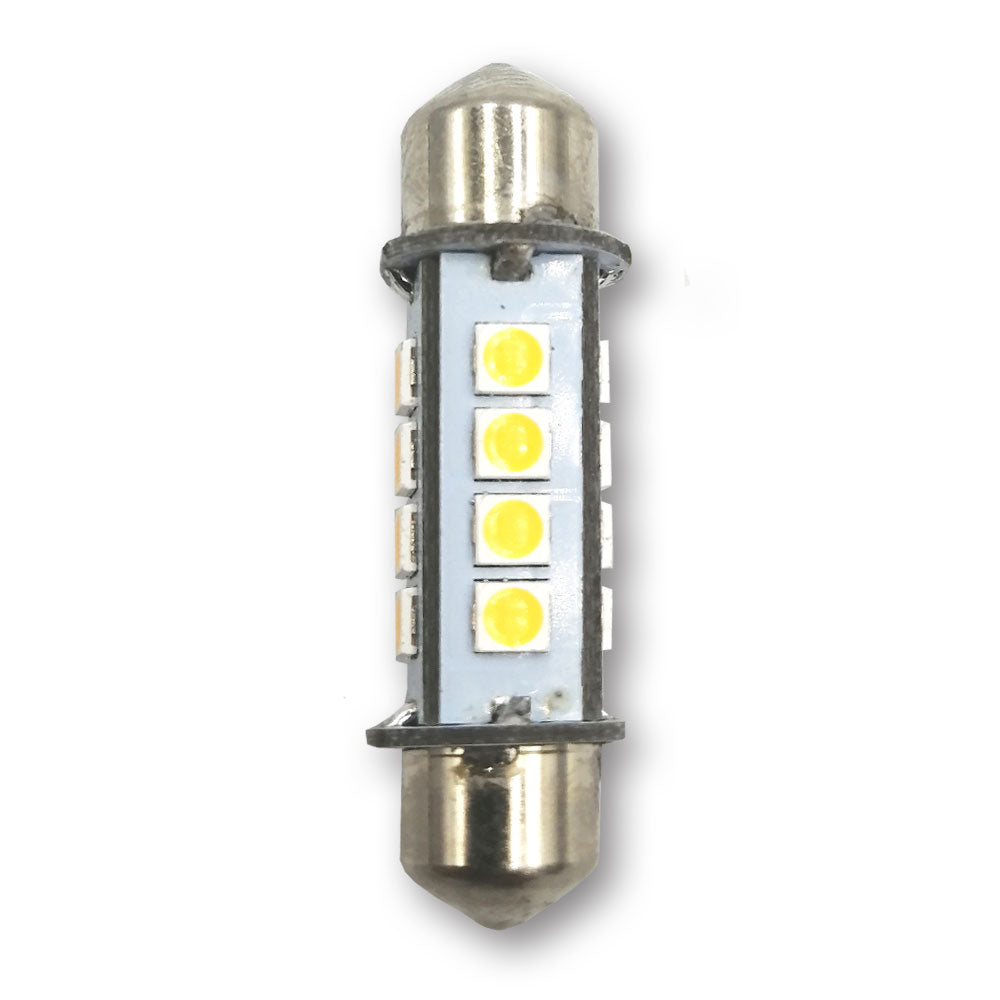 Mega LED - LED Replacement Bulb - Festoon Type, 1.0 Watt, 84 Lumens, 10-30V DC