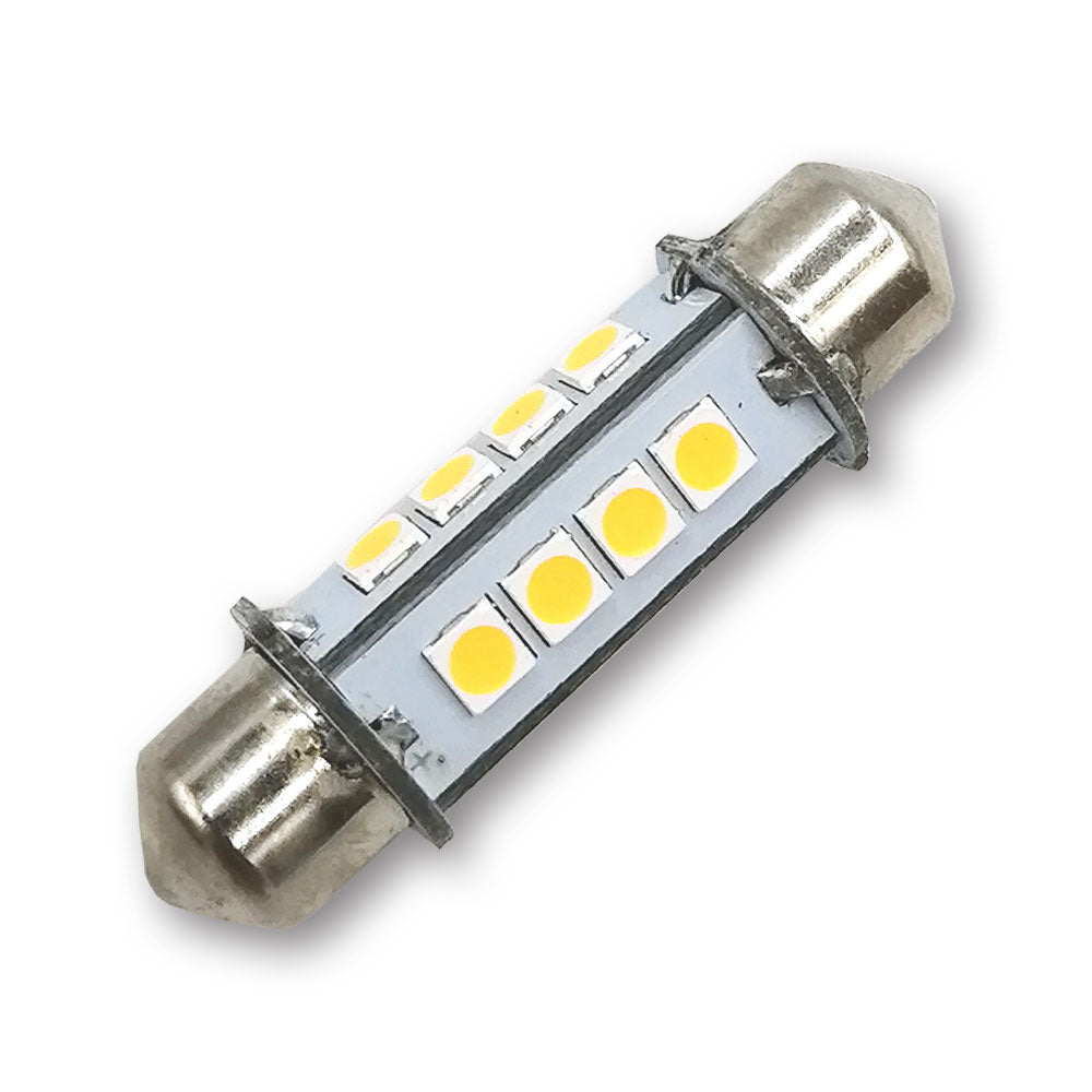 Mega LED - LED Replacement Bulb - Festoon Type, 1.0 Watt, 84 Lumens, 10-30V DC