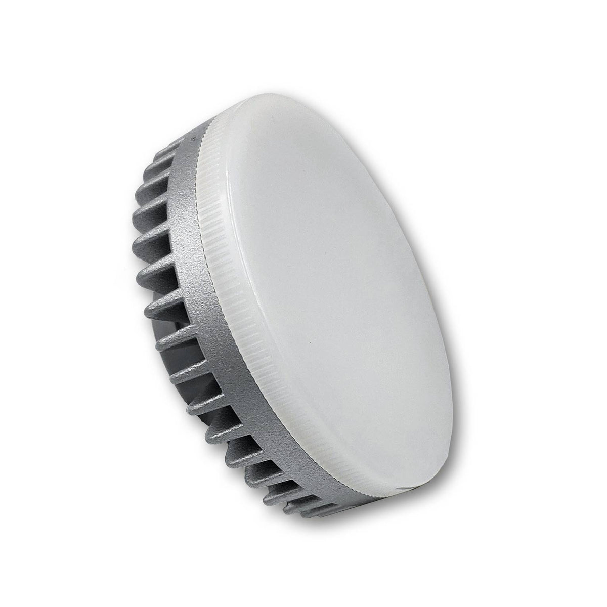 Mega LED - LED Replacement Bulb - GX53 Type, 8.0 Watt, 640 Lumens, 85-265V AC, Beam Angle 90°, 3000K (30085)