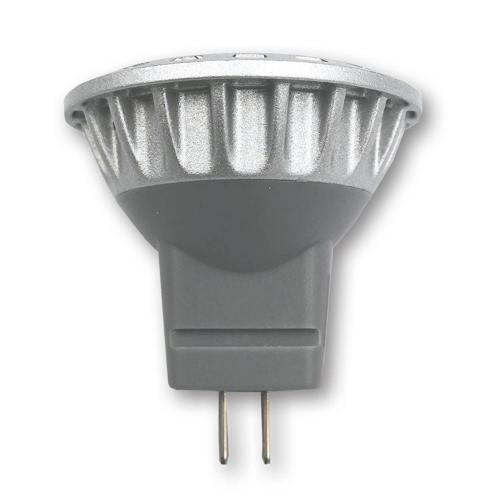Mega LED - LED Replacement Bulb - MR11 Type, 2.5 Watt, 250 Lumens, 10-30V DC, Beam Angle 30º, 3000K (30031-DC)