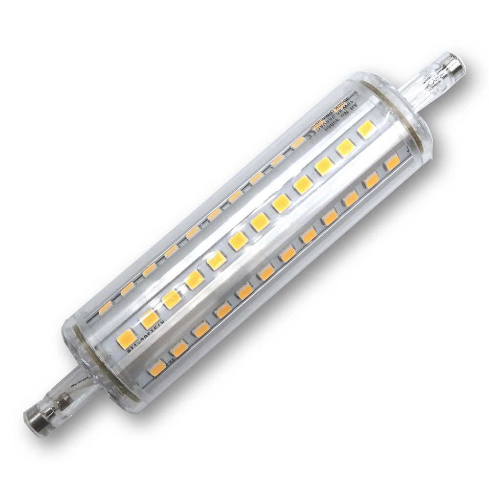 Mega LED - LED Replacement Bulb - R7S Type, 10.0 Watt, 1200 Lumens, 120V AC, Beam Angle 360°, 3000K (30860-HP-120)