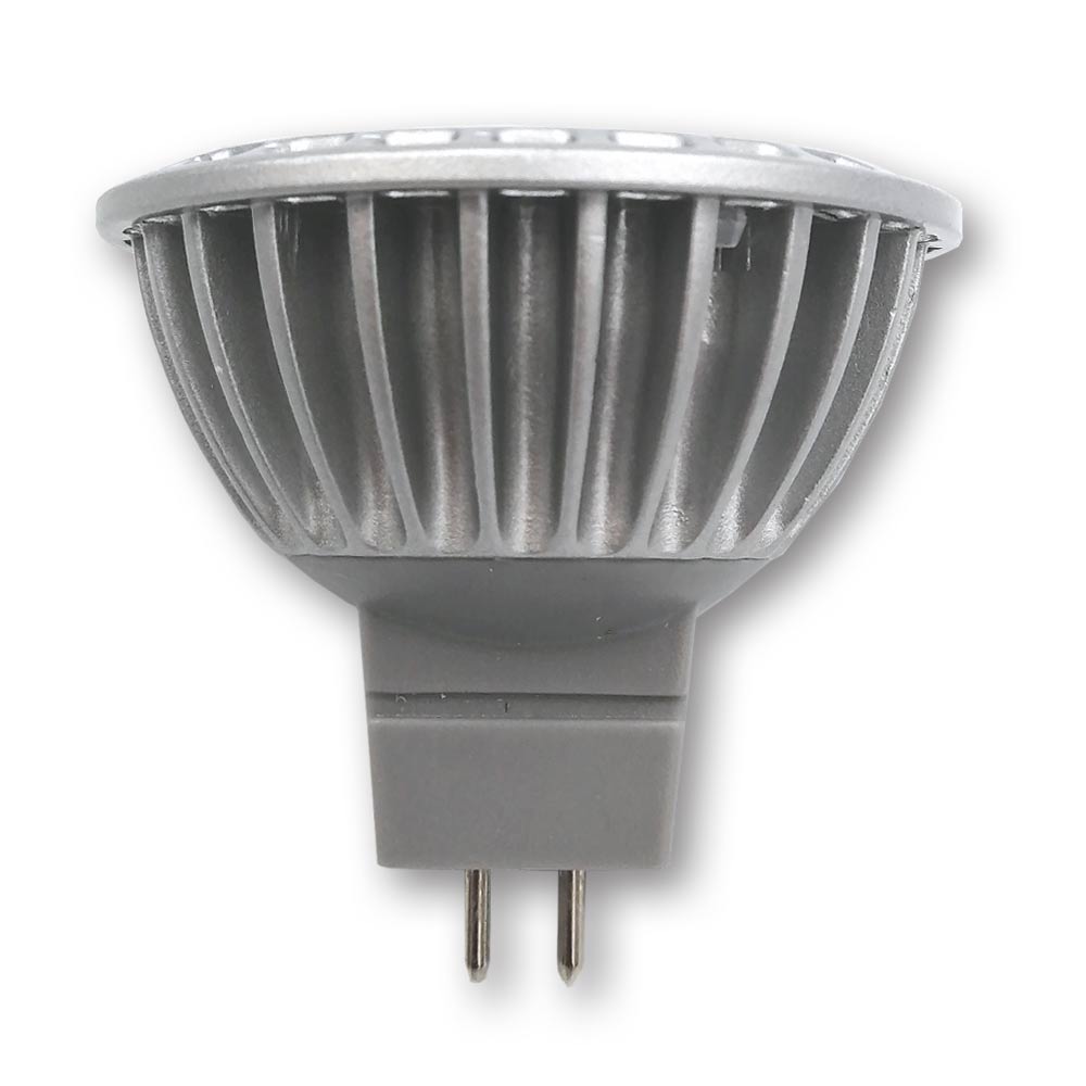 Mega LED - LED Replacement Bulb - MR16 Type, 5.5 Watt, 520 Lumens, 10-30V DC, Beam Angle 30º, Daylight 4200K (30616-DC)