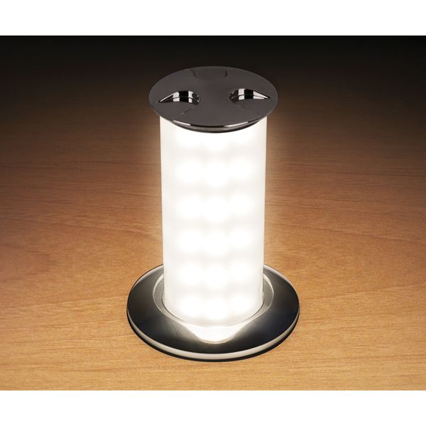 Quick Marine - Secret Light 6W LED Retractable Lamp (Daylight, 10/30V, Satin) (FASP1572S11CE00)