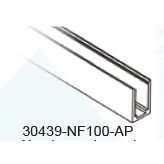 Mega LED - Aluminum Channel - 1mt Channel (30439-NF100-AP)