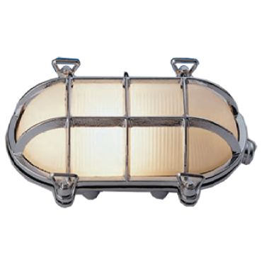 Mega LED - Docking Light - Wall Ceiling Type "Nautical" Style Light, Chromium Plated, For E26/E27 Bulbs, IP55 (30116)