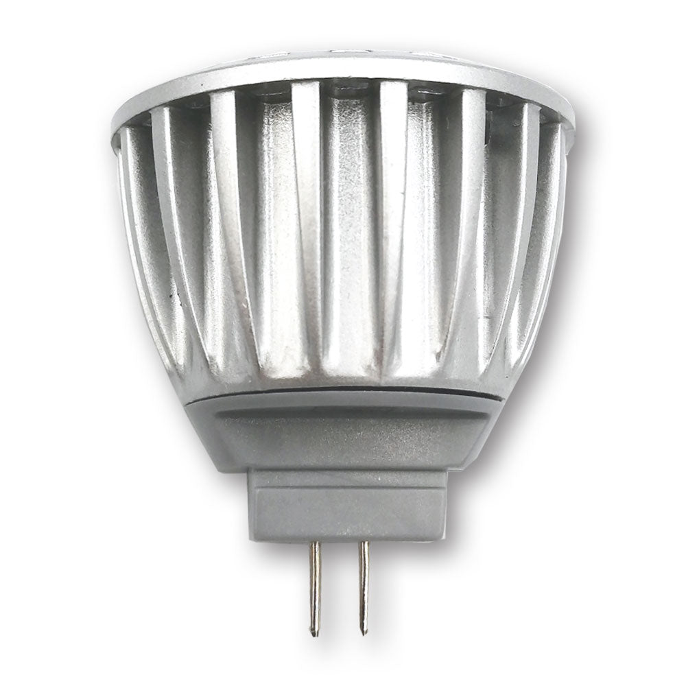 Mega LED - LED Replacement Bulb - MR11 Typ, 3.6 Watt, 315 Lumens, 10-30V DC, Beam Angle 30°, 3000K (30041)