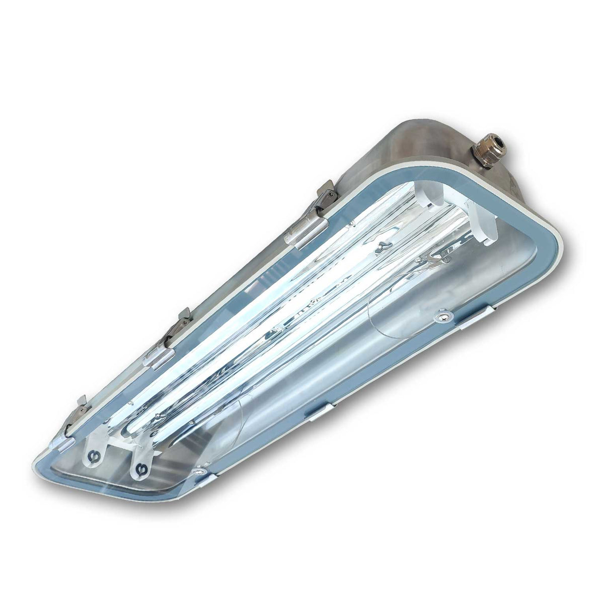 Mega LED - Waterproof LED Tube Light Fixture - Toughened Glass Cover For 1x4FT T8/T5 LED Tubes (30196)