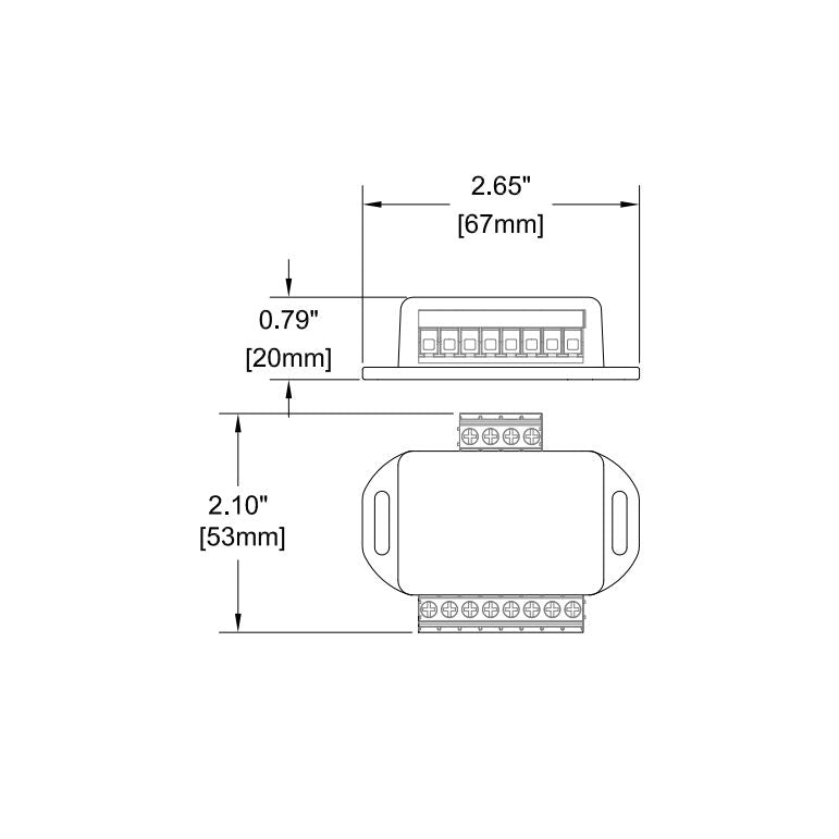 Imtra - PWM Dimmer - Universal Input, 10-40VDC, Max 30 Units, Momentary Operated, 1W, IP40