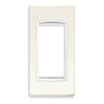 Vimar Eikon Classic Cover Plate, 1 Module, Panel Mount, Die-Cast Metal