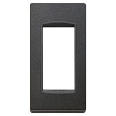 Vimar Eikon Classic Cover Plate, 1 Module, Panel Mount, Die-Cast Metal
