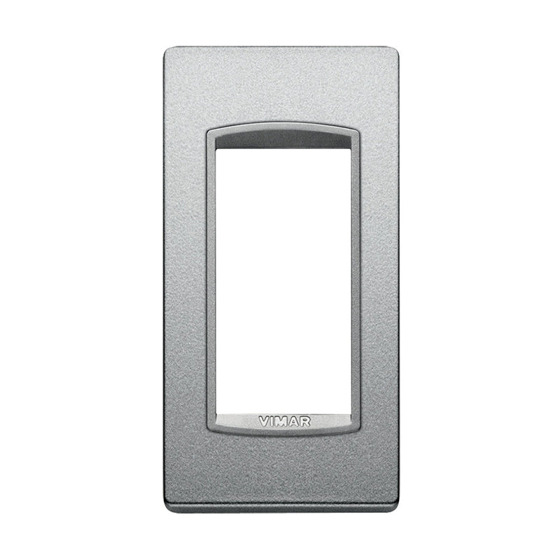 Vimar Eikon Classic Cover Plate, 1 Module, Panel Mount, Die-Cast Metal