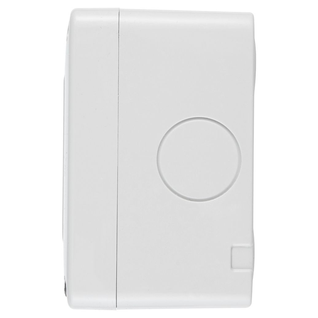 Vimar Isoset 4-Module Surface Mounting Box, For Eikon and Plana Series, IP40, Grey, Plastic