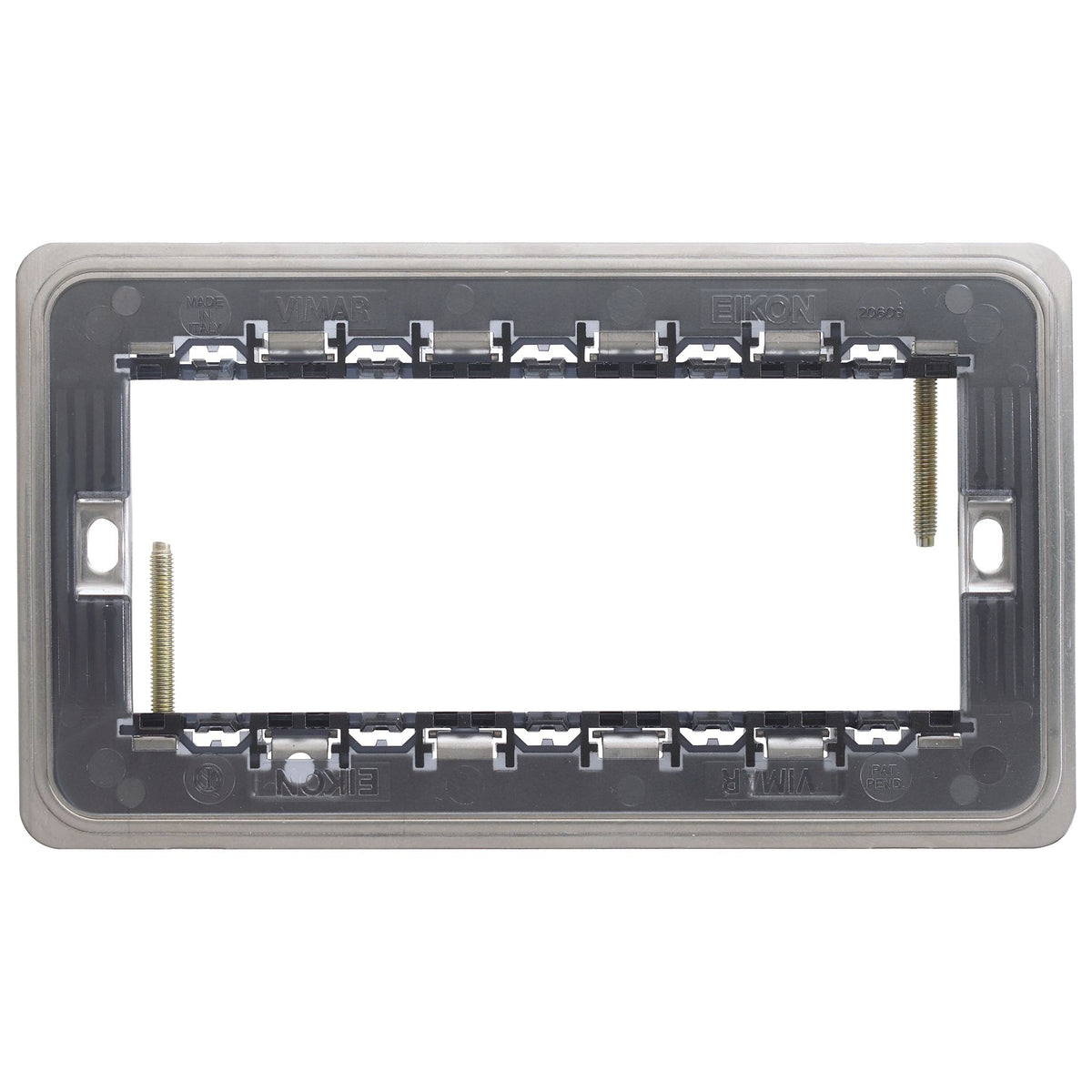 Vimar Eikon 5-Module Mounting Frame, For British Standard Boxes
