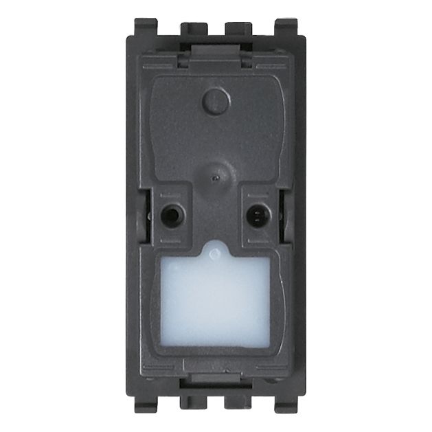 Vimar Eikon Push Button Mechanism, For 1-3 Module Button, 1P NO, 10A 250V, Lightable, IP40