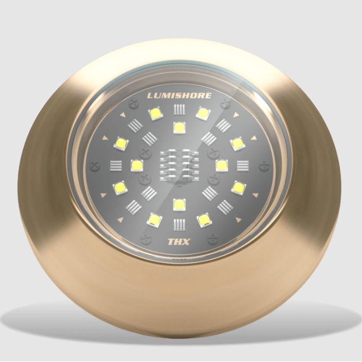 Lumishore - Ora Series THX203 Underwater Light - 58W, Bronze Housing, IP68, 11-65V