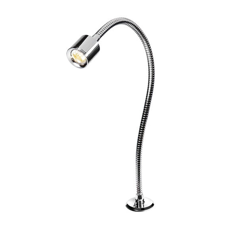 BCM - VENTURA Wall Light - Chrome, 1.5W, 3000K, 8-32V, IP40, Warm White (BCM2184K-I-3)