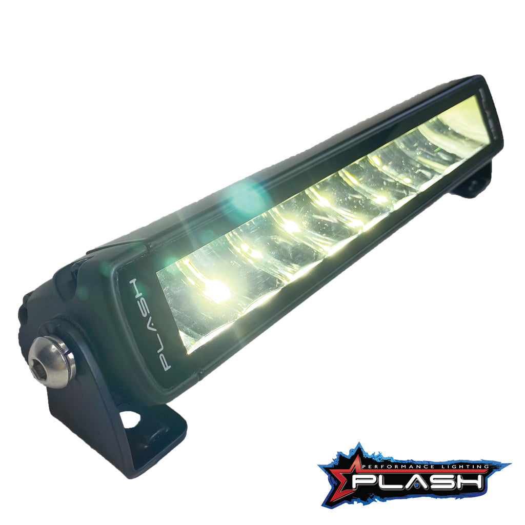 Plash - SRX2-Series 10" LED Light Bar - Black Housing, 45W, 6000K, Cool White, IP67, 9-32V, 3780lm (SRX2-10)