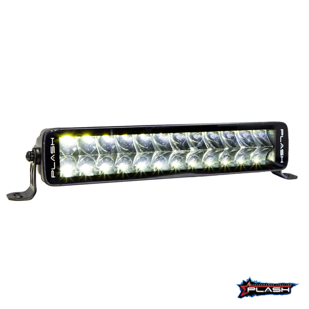 Plash - X2-Series 12" LED Light Bar - 9-32V, 120W, 6000K, Cool White, IP67