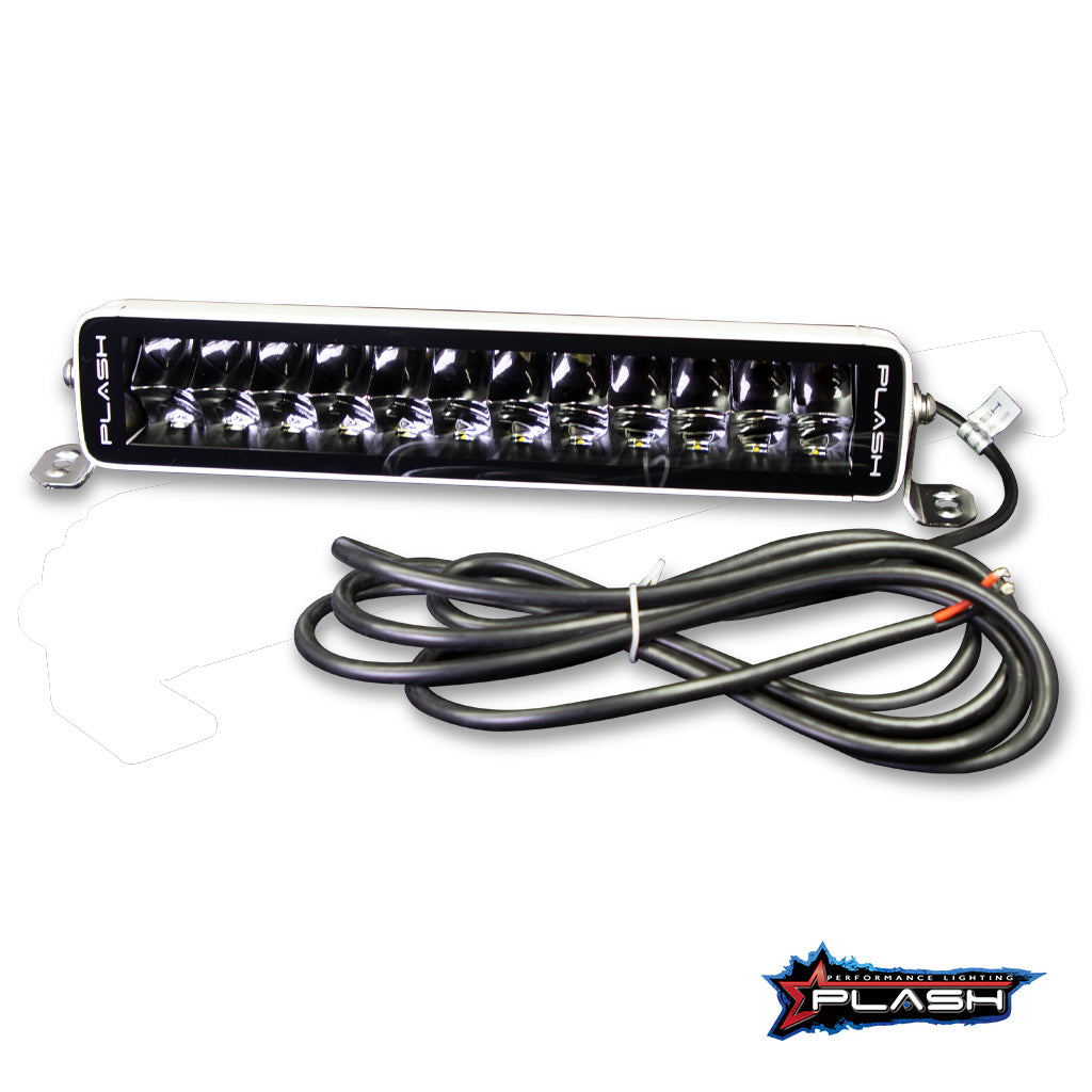 Plash - X2-Series 12" LED Light Bar - 9-32V, 120W, 6000K, Cool White, IP67