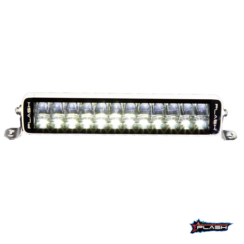 Plash - X2-Series 12" LED Light Bar - 9-32V, 120W, 6000K, Cool White, IP67