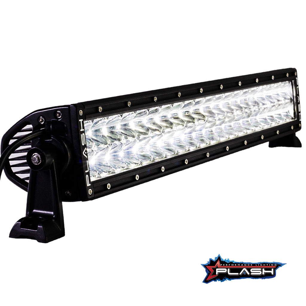 Plash - XX-Series 20" LED Light Bar - Black, 5W, 6000K, Cool White, 9-36V, IP68, 23,600lm (XX-20-5W)