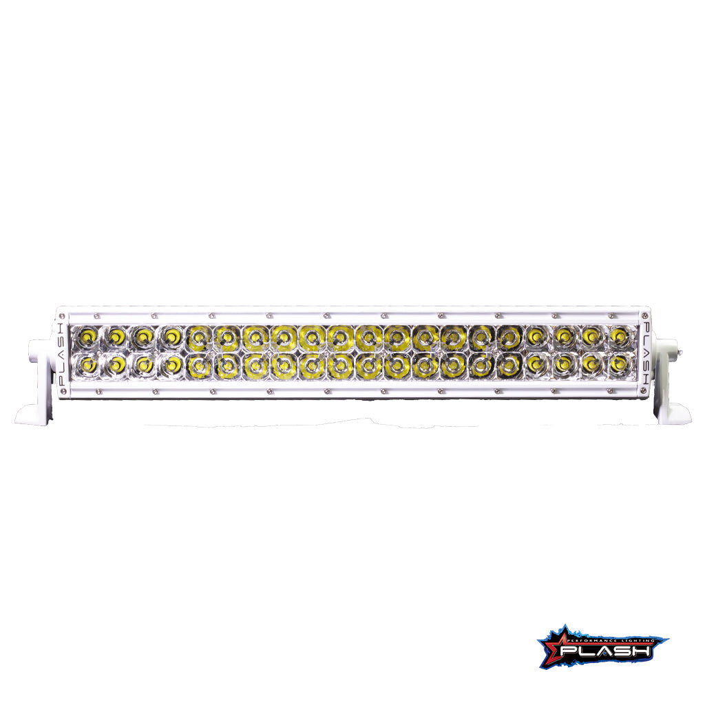 Plash - XX-Series 20" LED Light Bar - White, 5W, 23600lm, 6000K, Cool White, 9-36V, IP68 (XX-20-5W-WHT)