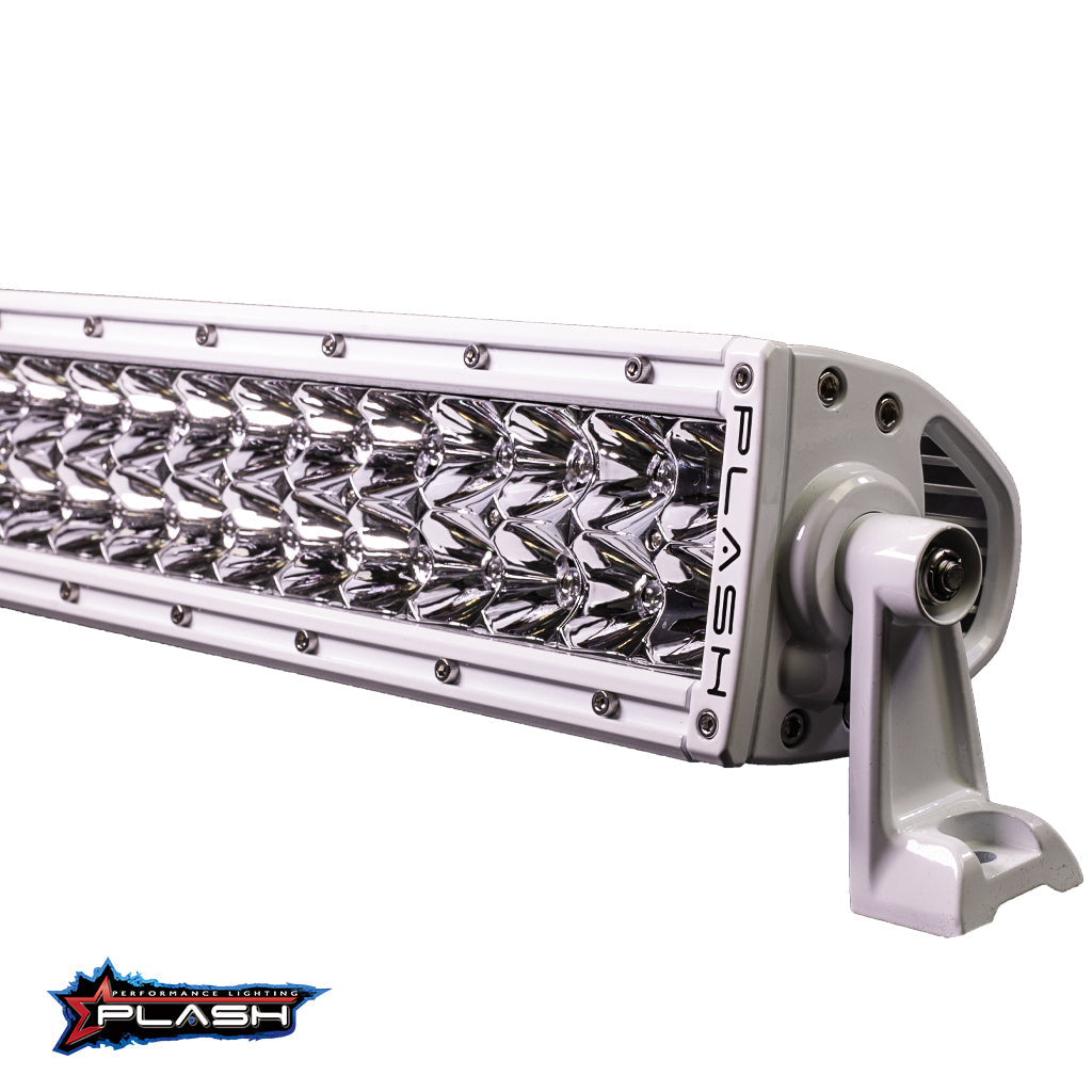 Plash - XX-Series 20" LED Light Bar - White, 5W, 23600lm, 6000K, Cool White, 9-36V, IP68 (XX-20-5W-WHT)
