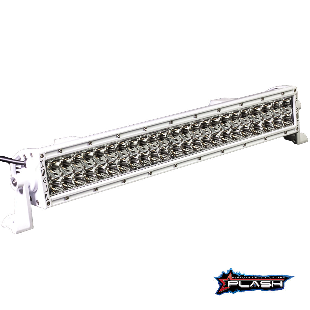 Plash - XX-Series 20" LED Light Bar - White, 5W, 23600lm, 6000K, Cool White, 9-36V, IP68 (XX-20-5W-WHT)
